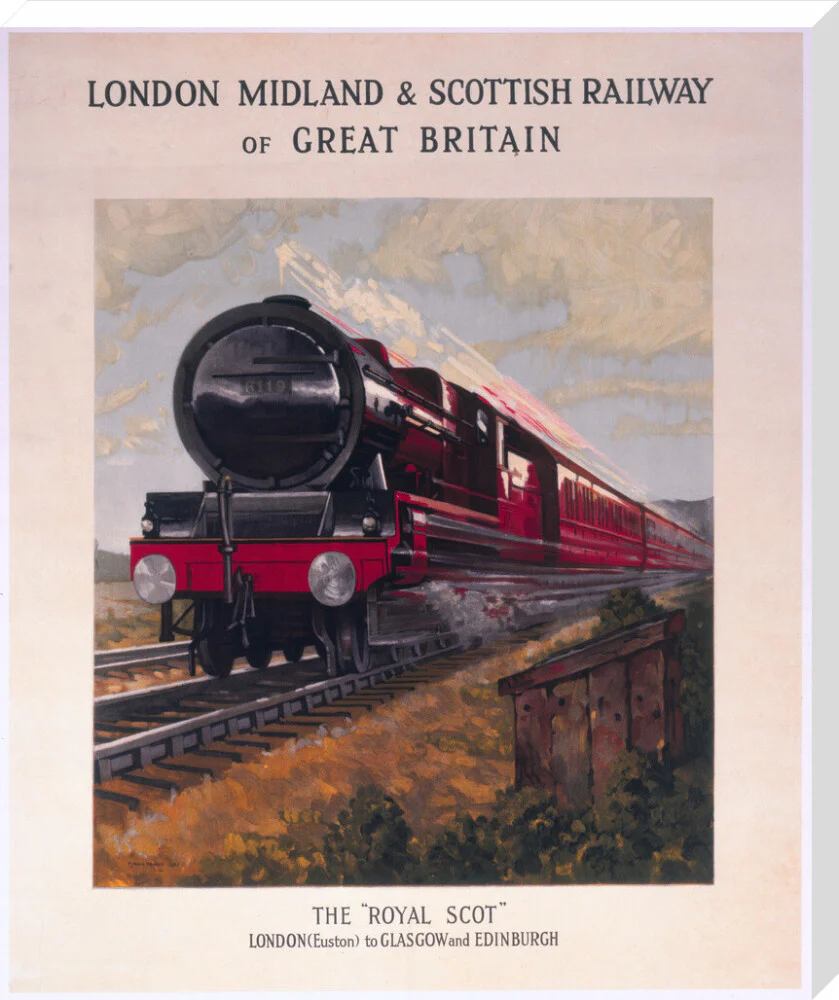 The 'Royal Scot' locomotive, LMS poster 1931. - Image 67