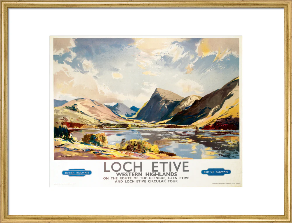 'Loch Etive, Western Highlands', BR(ScR) poster, 1948-1965. - Image 20