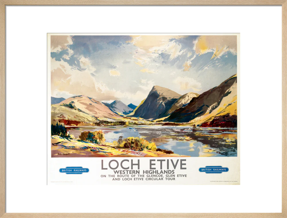 'Loch Etive, Western Highlands', BR(ScR) poster, 1948-1965. - Image 21