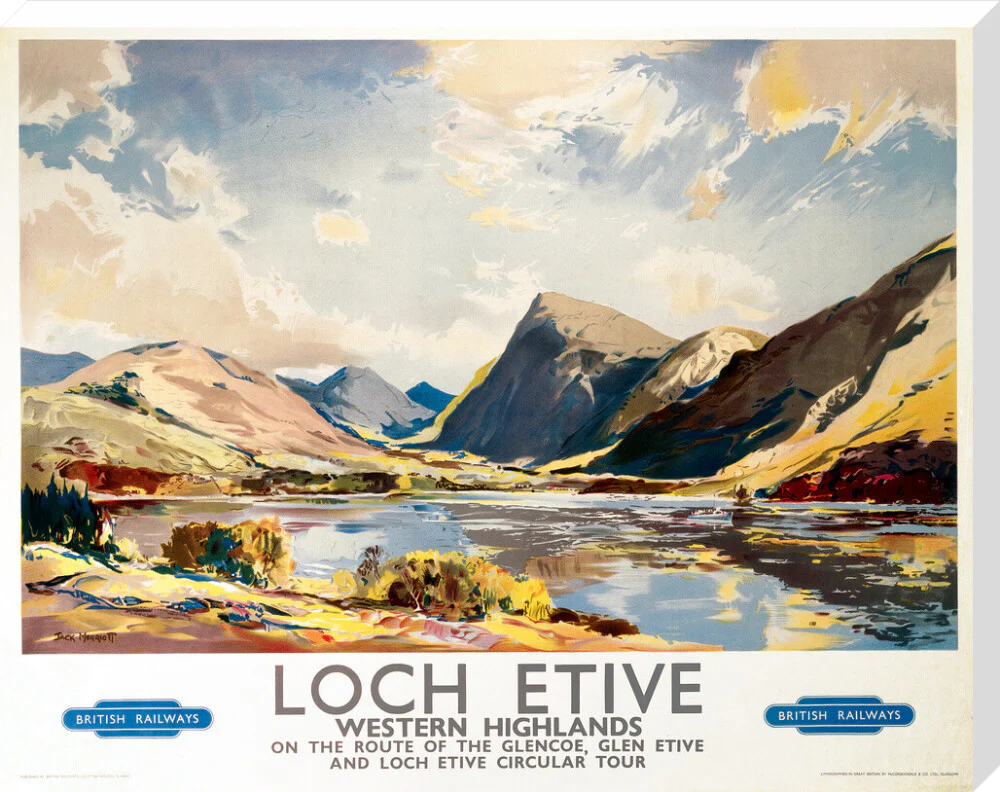 'Loch Etive, Western Highlands', BR(ScR) poster, 1948-1965. - Image 34