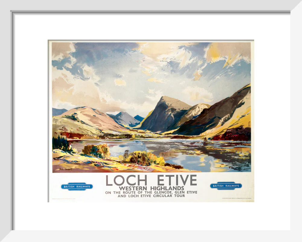 'Loch Etive, Western Highlands', BR(ScR) poster, 1948-1965. - Image 37