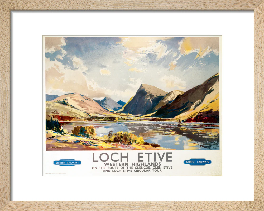'Loch Etive, Western Highlands', BR(ScR) poster, 1948-1965. - Image 39