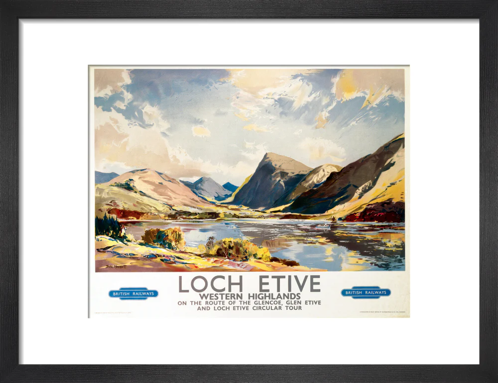 'Loch Etive, Western Highlands', BR(ScR) poster, 1948-1965. - Image 41