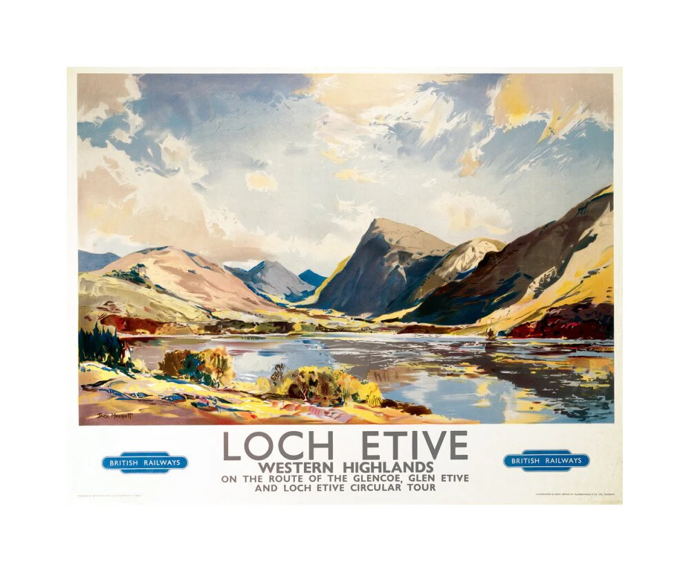 'Loch Etive, Western Highlands', BR(ScR) poster, 1948-1965. - Image 61