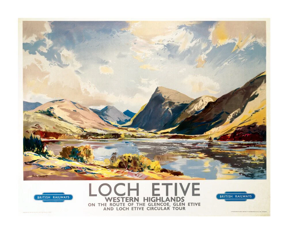 'Loch Etive, Western Highlands', BR(ScR) poster, 1948-1965. - Image 63