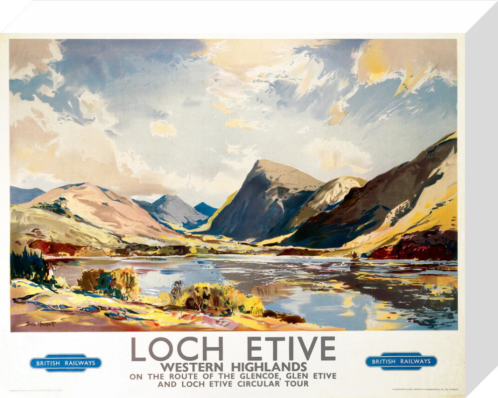 'Loch Etive, Western Highlands', BR(ScR) poster, 1948-1965. - Image 64