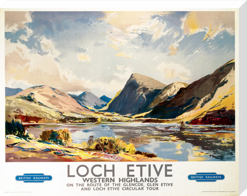 'Loch Etive, Western Highlands', BR(ScR) poster, 1948-1965. - Image 66