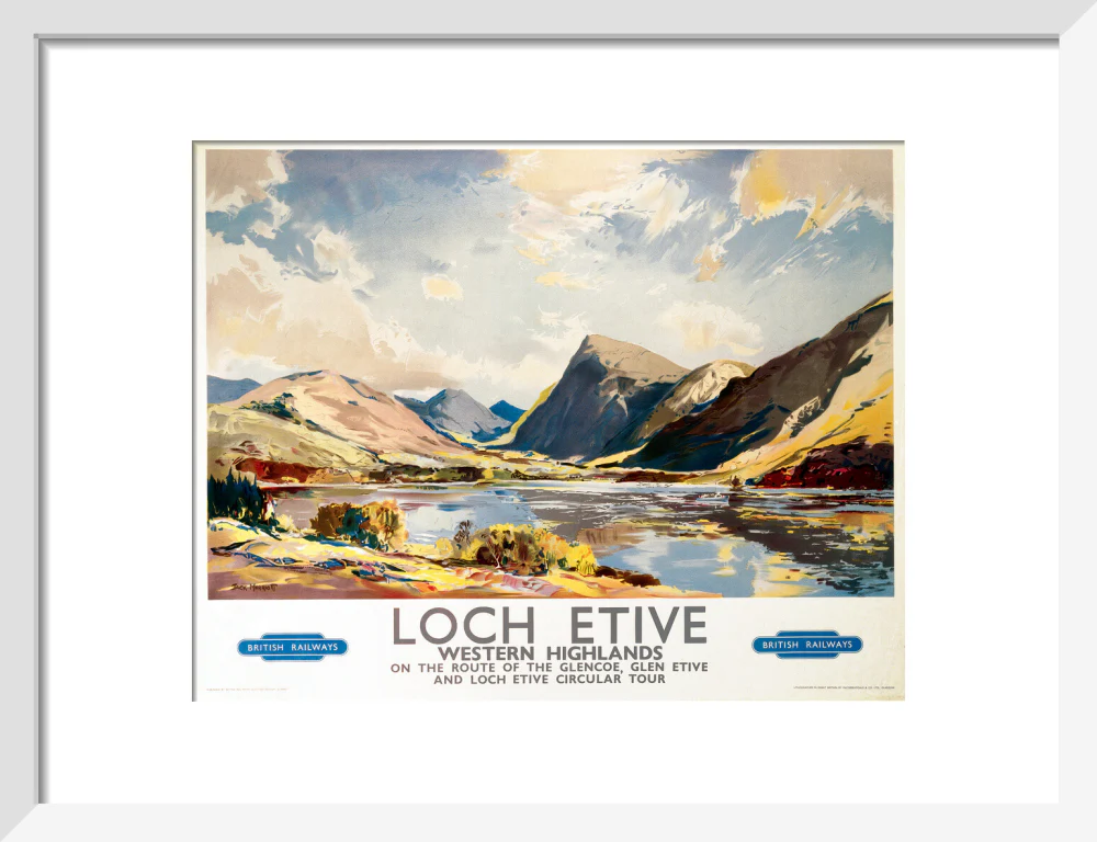 'Loch Etive, Western Highlands', BR(ScR) poster, 1948-1965. - Image 9