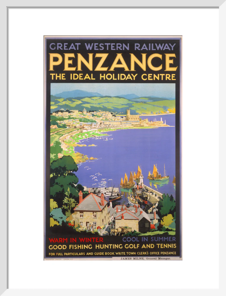 'Penzance', GWR poster, 1923-1947. - Image 14