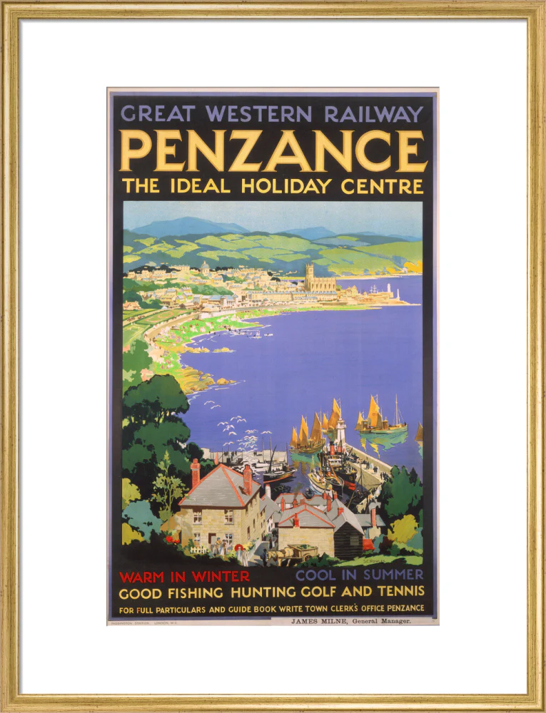 'Penzance', GWR poster, 1923-1947. - Image 20