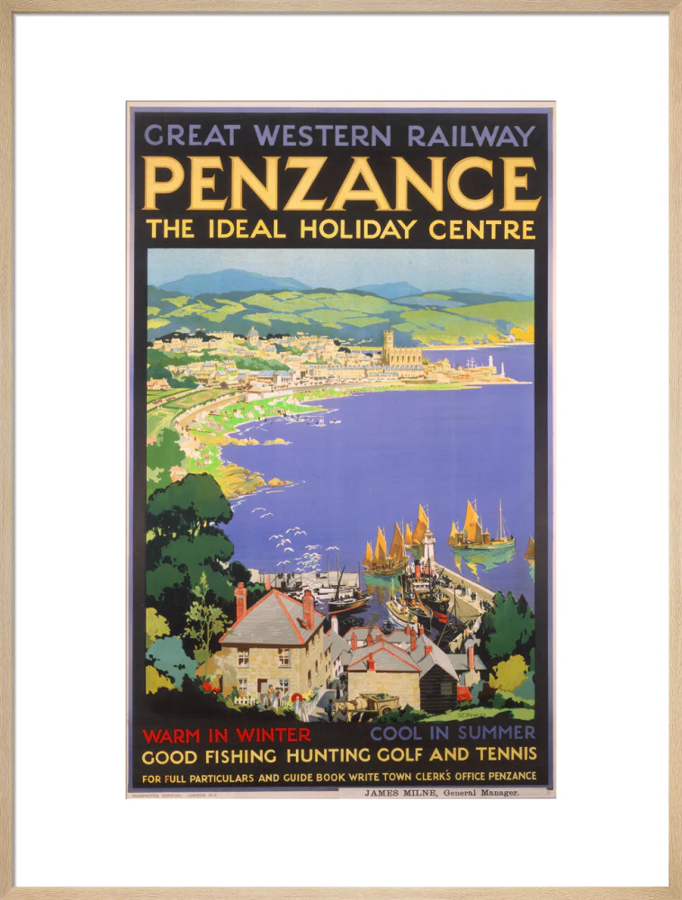 'Penzance', GWR poster, 1923-1947. - Image 26