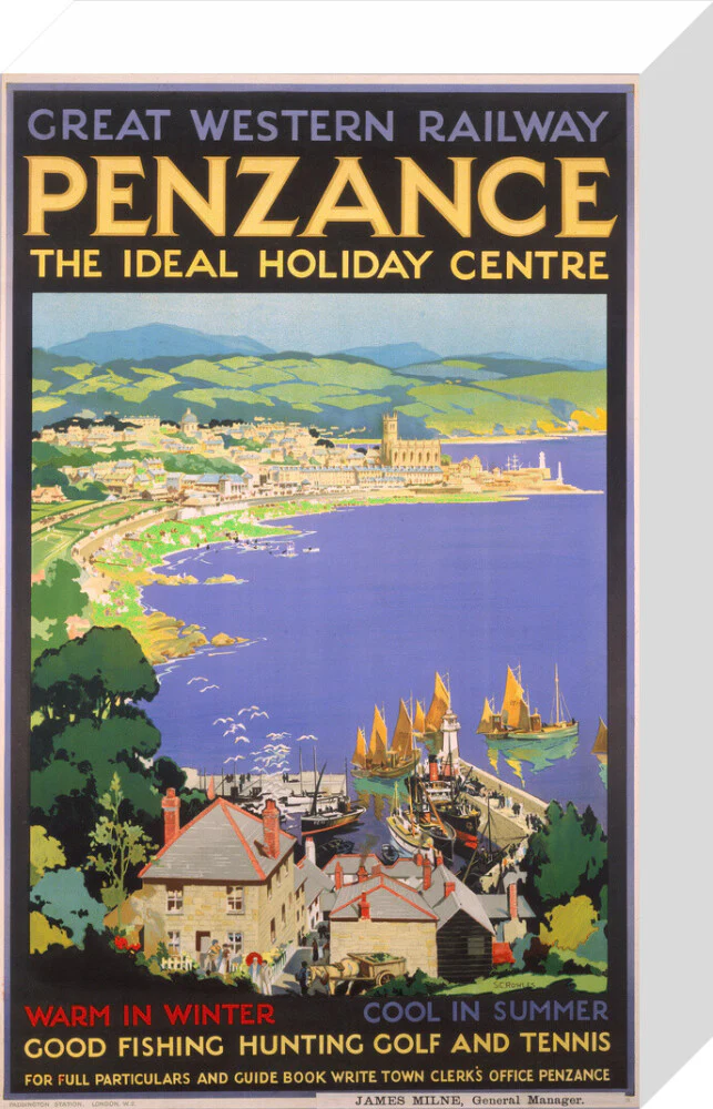 'Penzance', GWR poster, 1923-1947. - Image 31