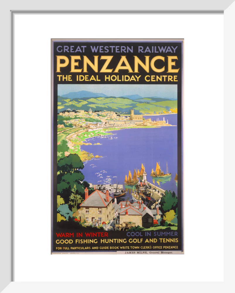 'Penzance', GWR poster, 1923-1947. - Image 37