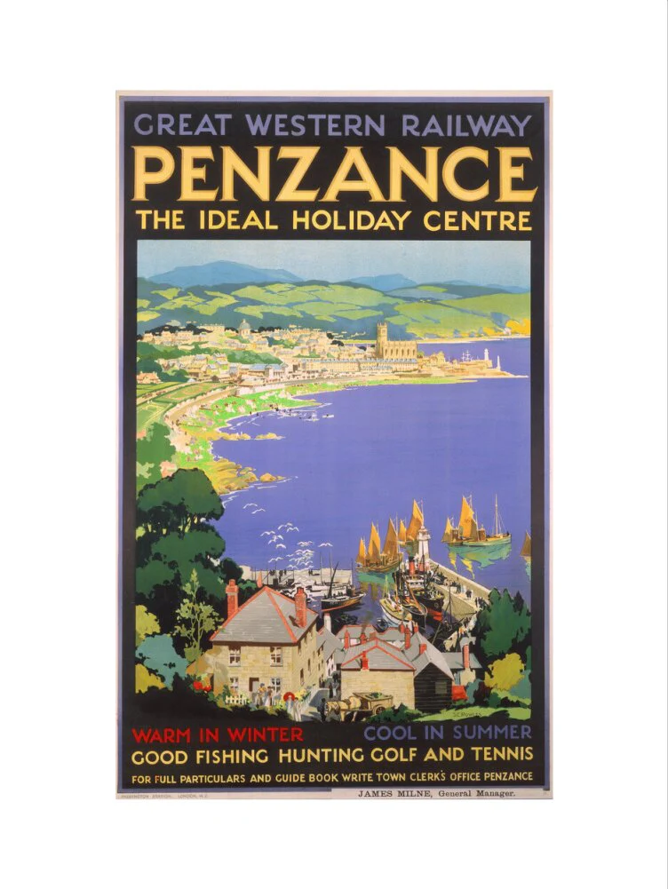 'Penzance', GWR poster, 1923-1947. - Image 45