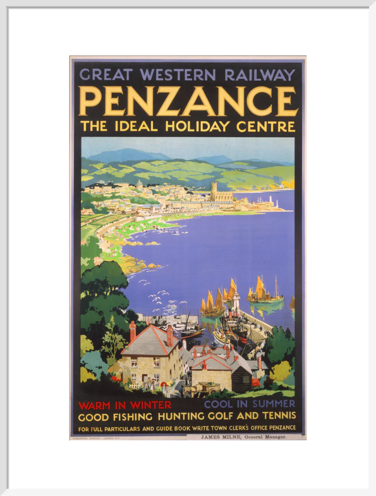 'Penzance', GWR poster, 1923-1947. - Image 57