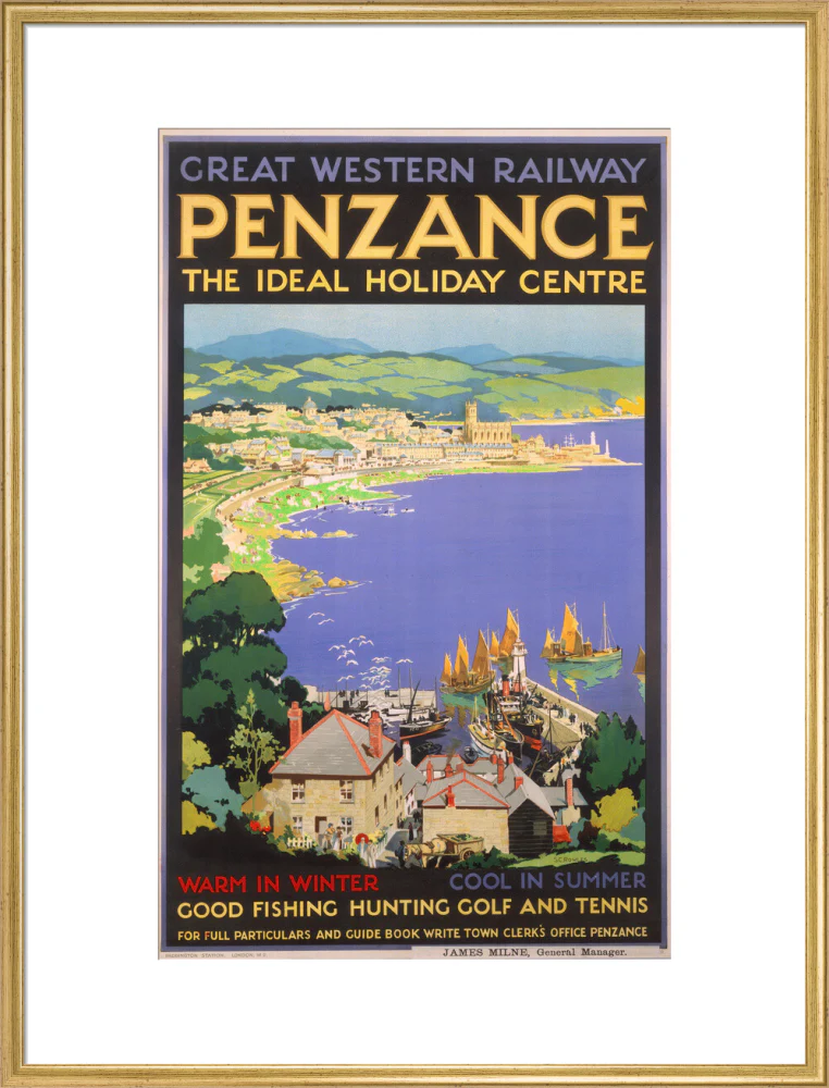'Penzance', GWR poster, 1923-1947. - Image 58