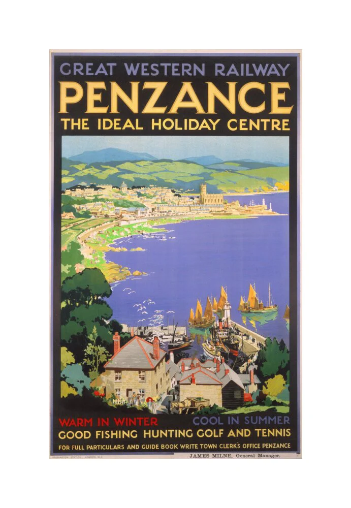 'Penzance', GWR poster, 1923-1947. - Image 61