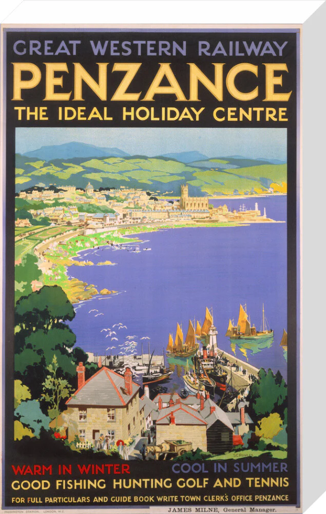 'Penzance', GWR poster, 1923-1947. - Image 65