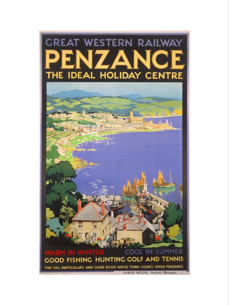 'Penzance', GWR poster, 1923-1947. - Image 7