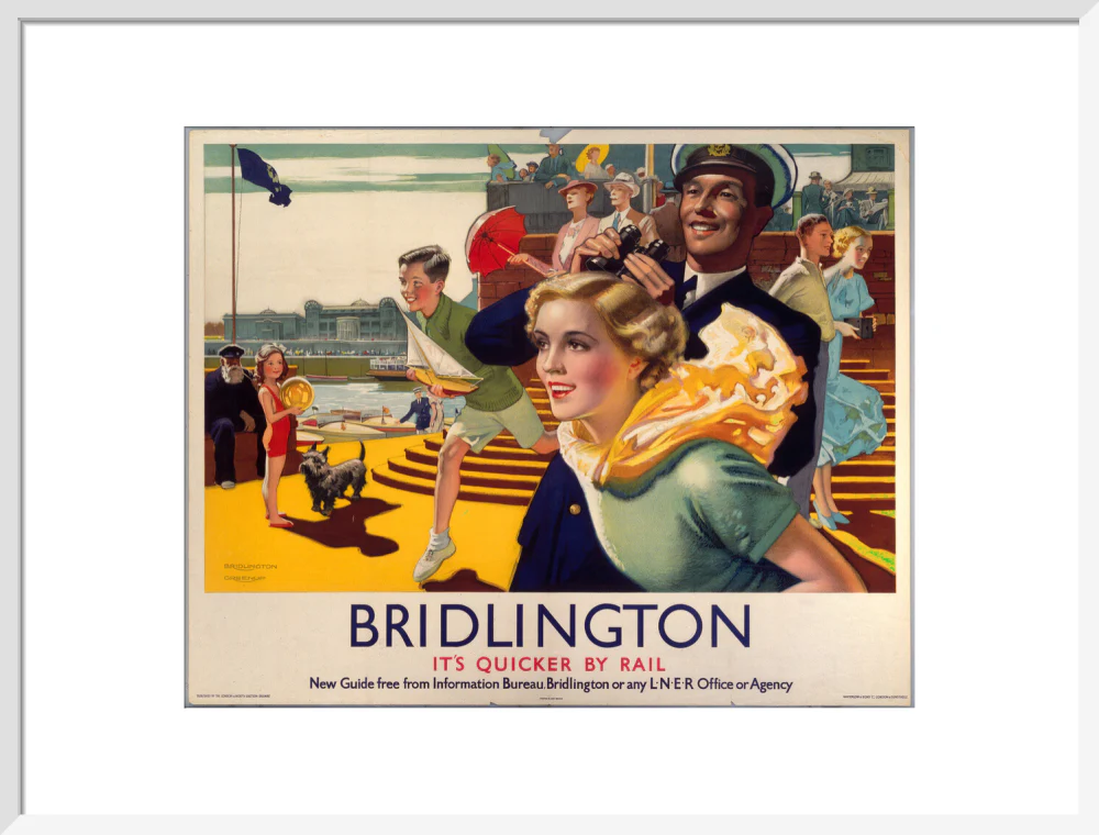 'Bridlington: It's Quicker By Rail', LNER poster, 1923-1947. - Image 52