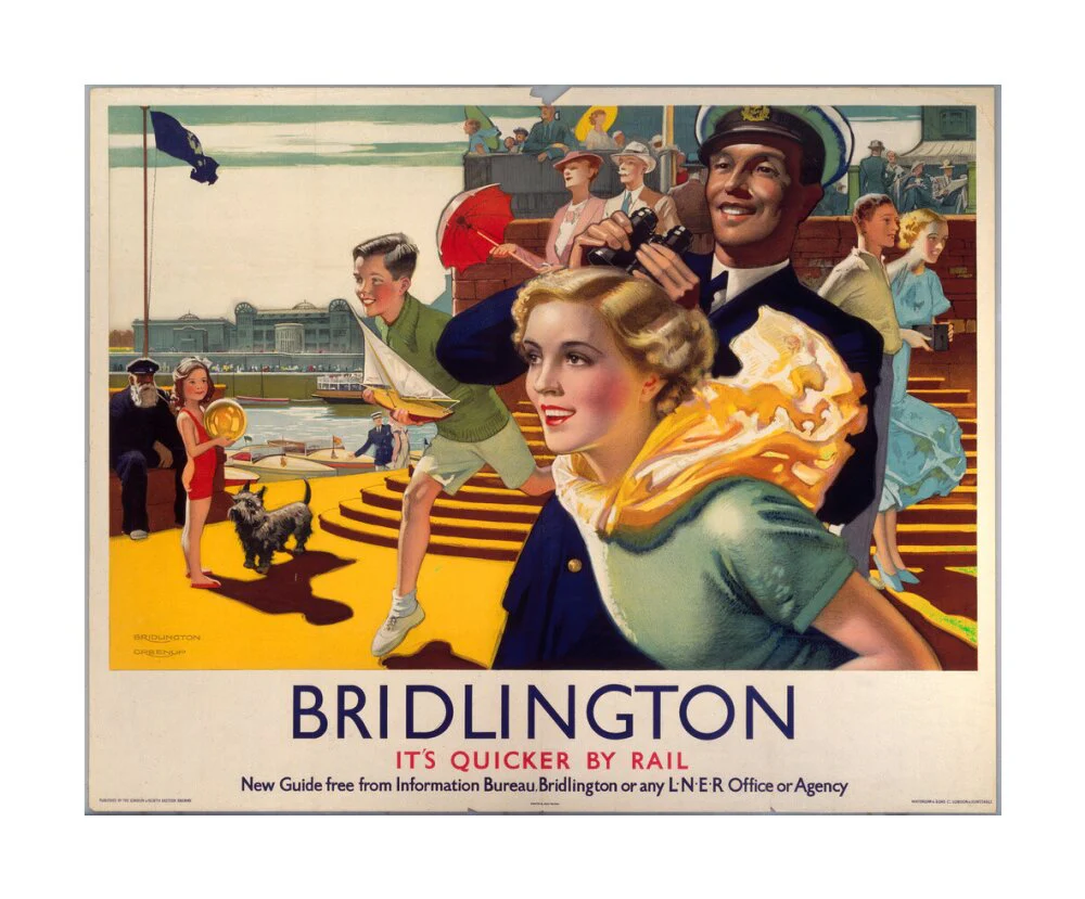'Bridlington: It's Quicker By Rail', LNER poster, 1923-1947. - Image 62