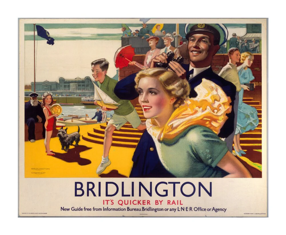 'Bridlington: It's Quicker By Rail', LNER poster, 1923-1947. - Image 63