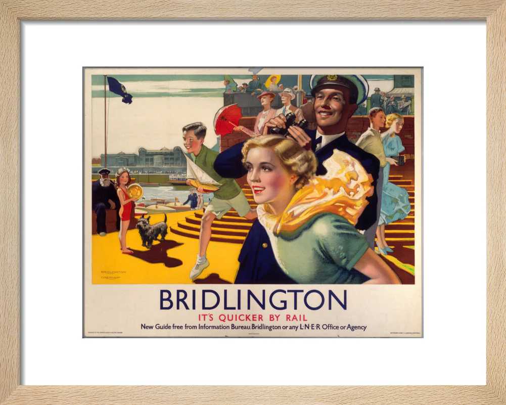 'Bridlington: It's Quicker By Rail', LNER poster, 1923-1947. - Image 72