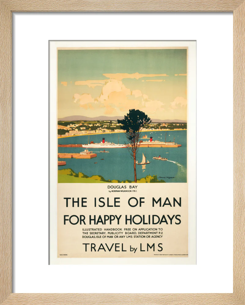 'Isle of Man for Happy Holidays', LMS poster, 1923-1947. - Image 39
