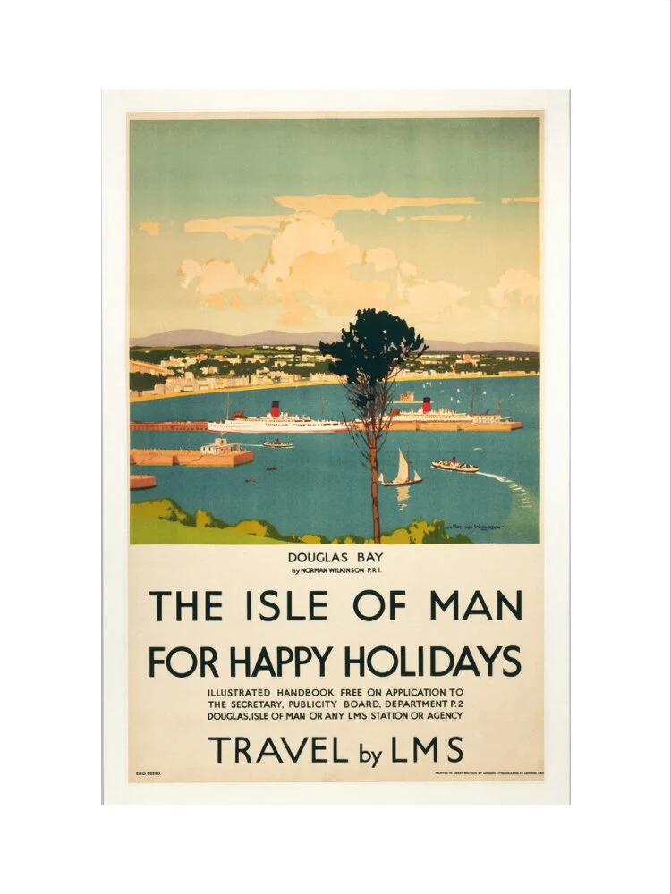 'Isle of Man for Happy Holidays', LMS poster, 1923-1947. - Image 40