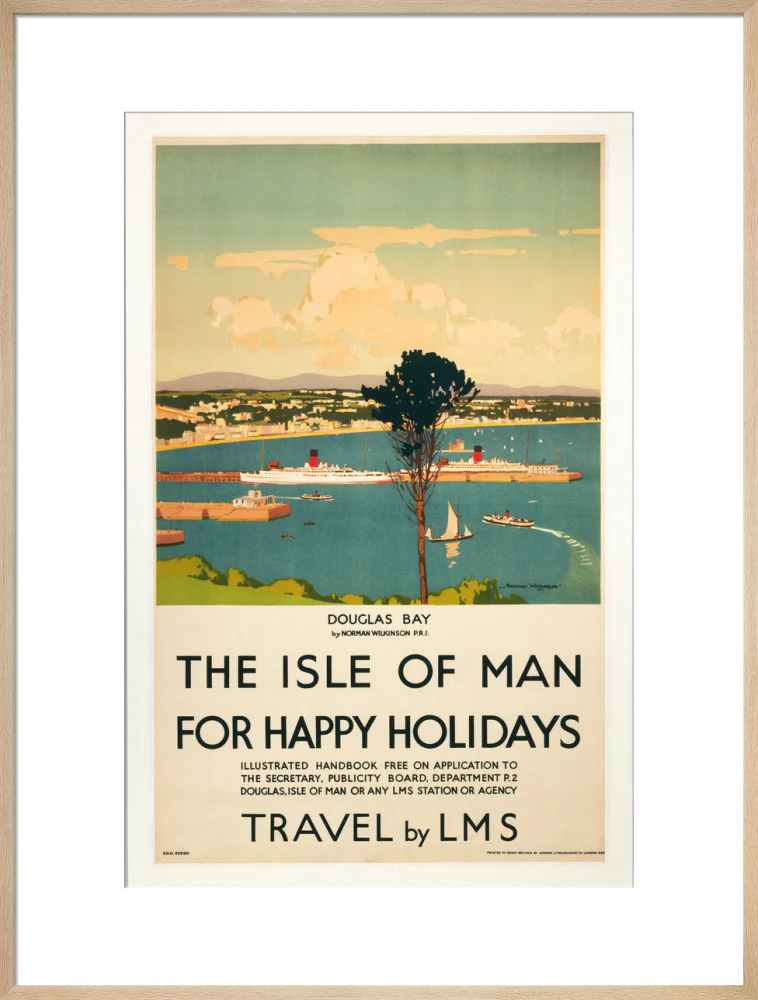 'Isle of Man for Happy Holidays', LMS poster, 1923-1947. - Image 59