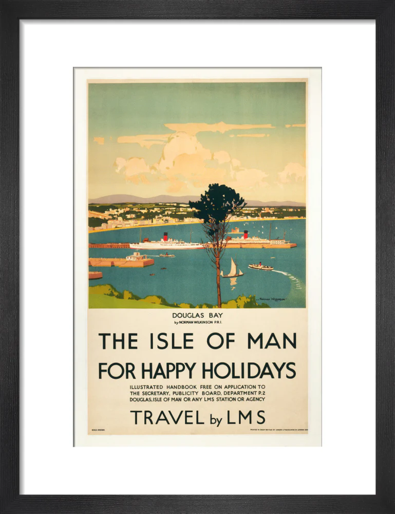 'Isle of Man for Happy Holidays', LMS poster, 1923-1947. - Image 8