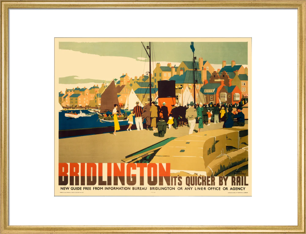 'Bridlington: It's Quicker by Rail', LNER poster, 1935. - Image 53
