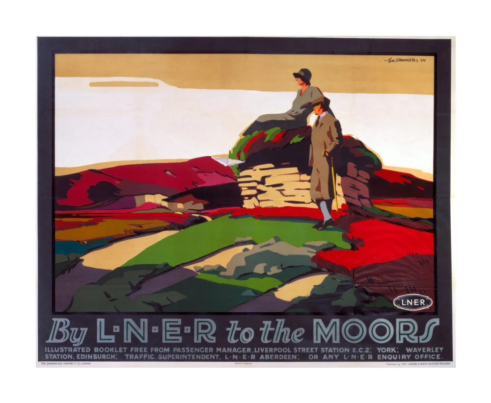 'By LNER to the Moors', LNER poster, 1924. - Image 95