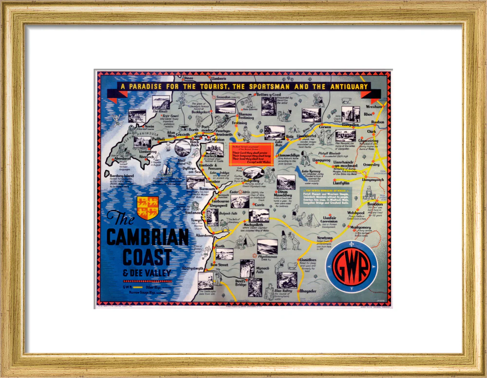 'The Cambrian Coast', GWR poster, c 1920s. - Image 10