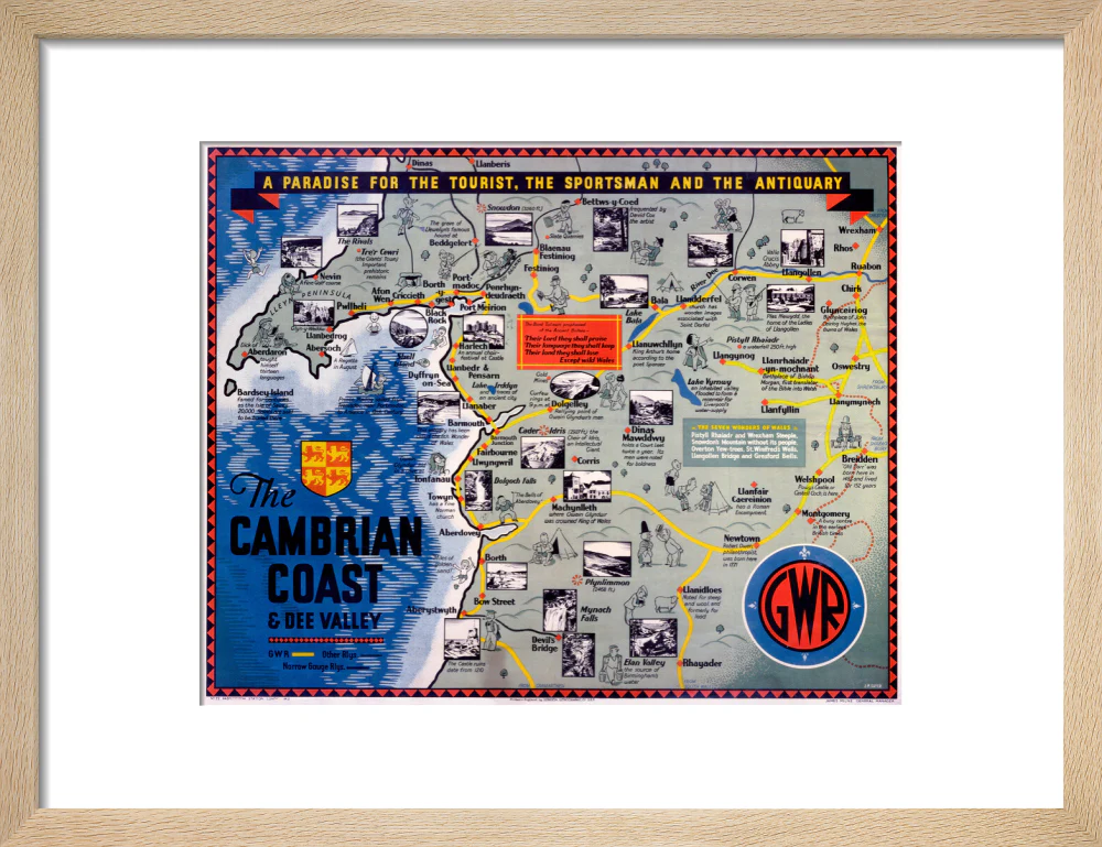 'The Cambrian Coast', GWR poster, c 1920s. - Image 11
