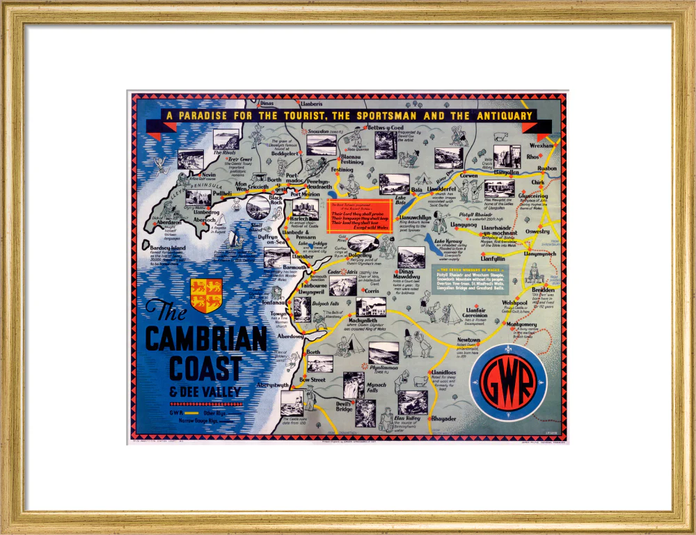 'The Cambrian Coast', GWR poster, c 1920s. - Image 15