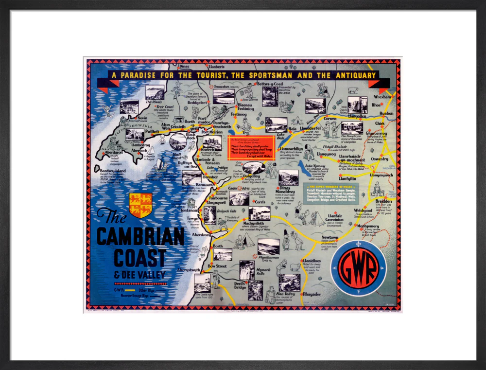 'The Cambrian Coast', GWR poster, c 1920s. - Image 18