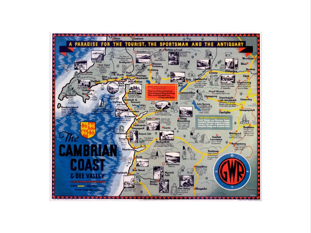 'The Cambrian Coast', GWR poster, c 1920s. - Image 22