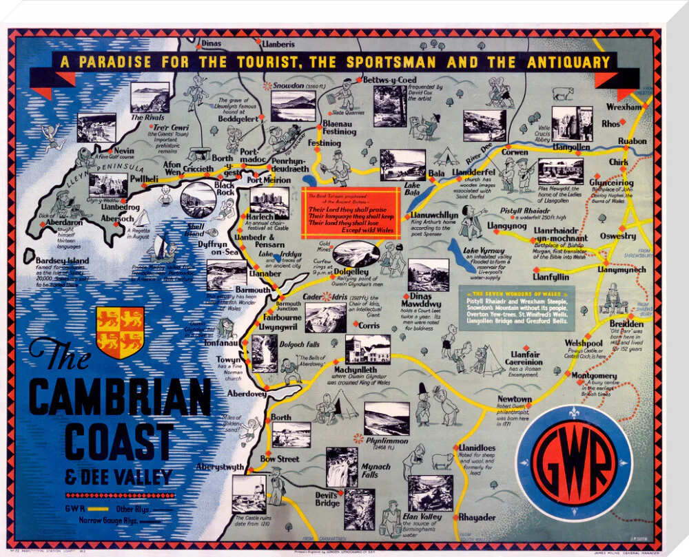 'The Cambrian Coast', GWR poster, c 1920s. - Image 33
