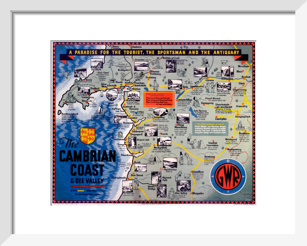 'The Cambrian Coast', GWR poster, c 1920s. - Image 4