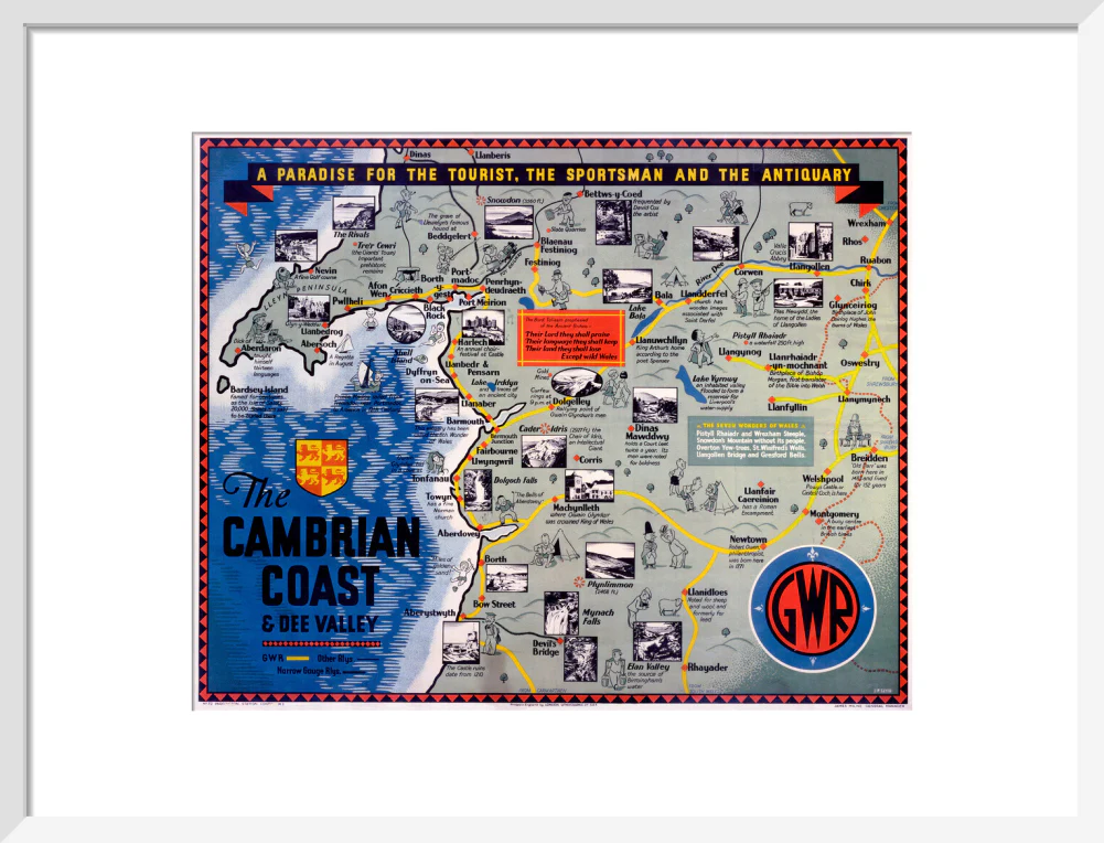 'The Cambrian Coast', GWR poster, c 1920s. - Image 47
