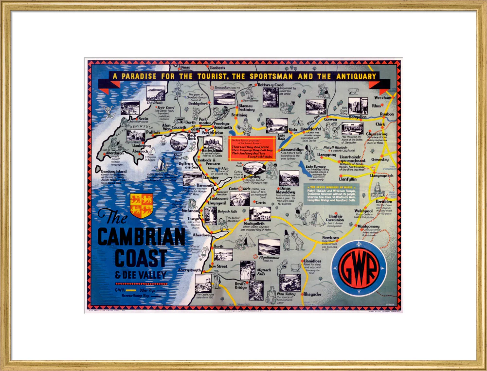 'The Cambrian Coast', GWR poster, c 1920s. - Image 58
