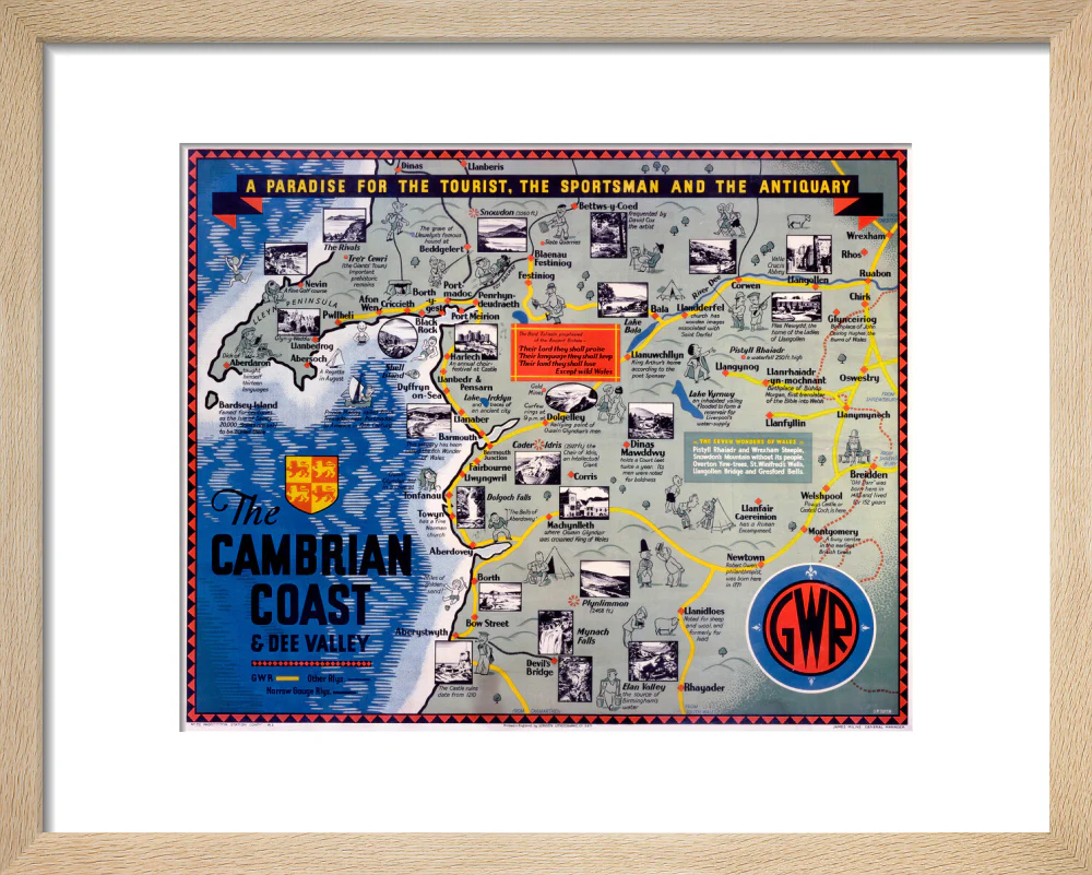 'The Cambrian Coast', GWR poster, c 1920s. - Image 6