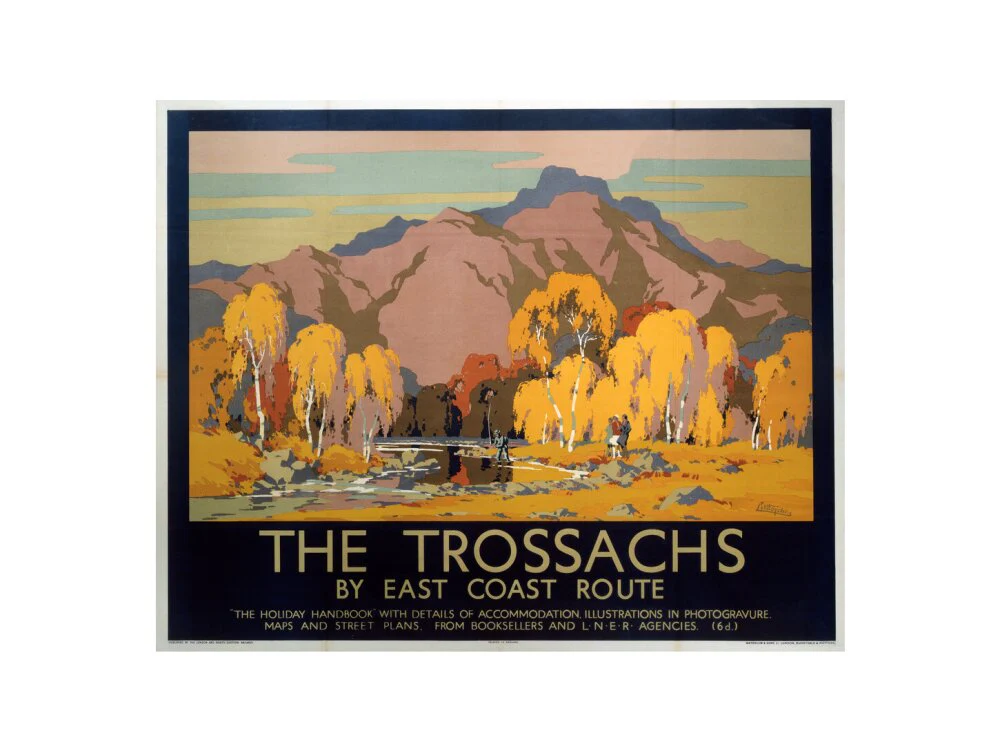 'The Trossachs', LNER poster, 1930. - Image 45