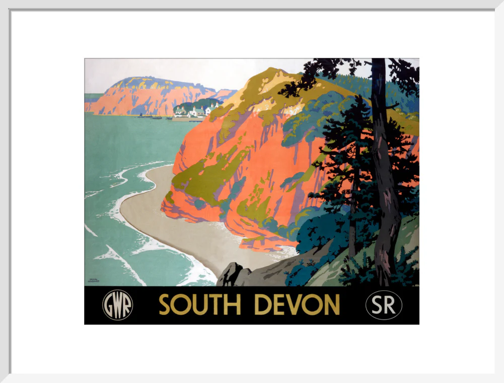 'South Devon', GWR/SR poster, 1945. - Image 19