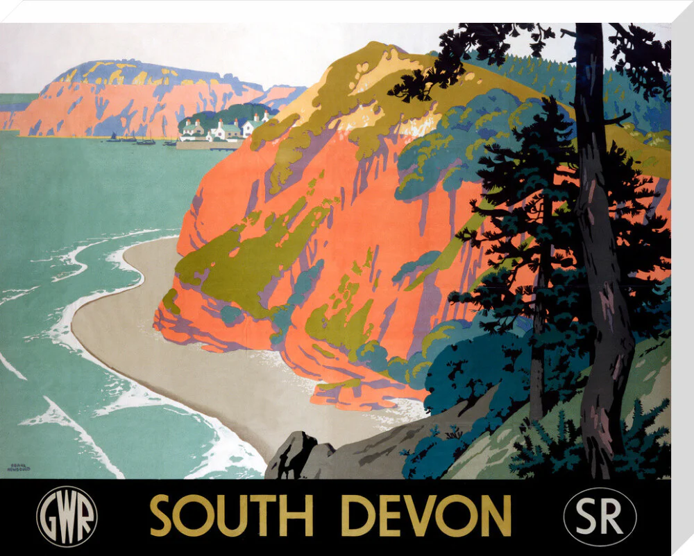 'South Devon', GWR/SR poster, 1945. - Image 33