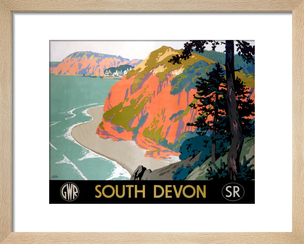 'South Devon', GWR/SR poster, 1945. - Image 6