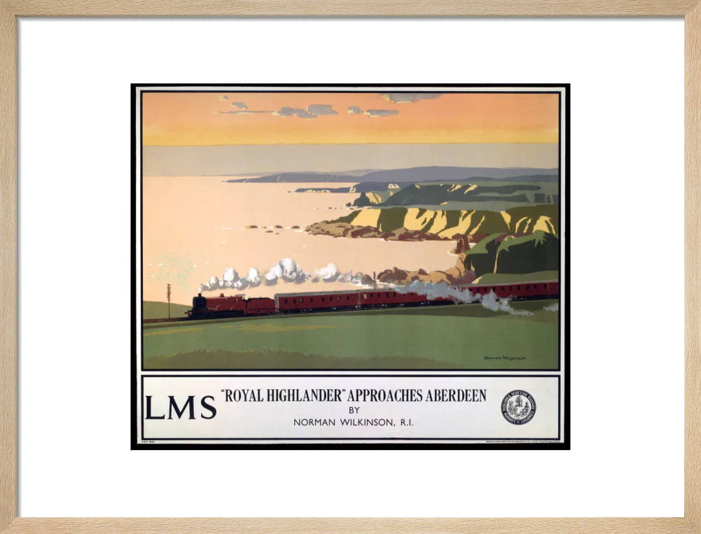 'Royal Highlander Approaches Aberdeen', LMS poster, 1923-1947. - Image 49
