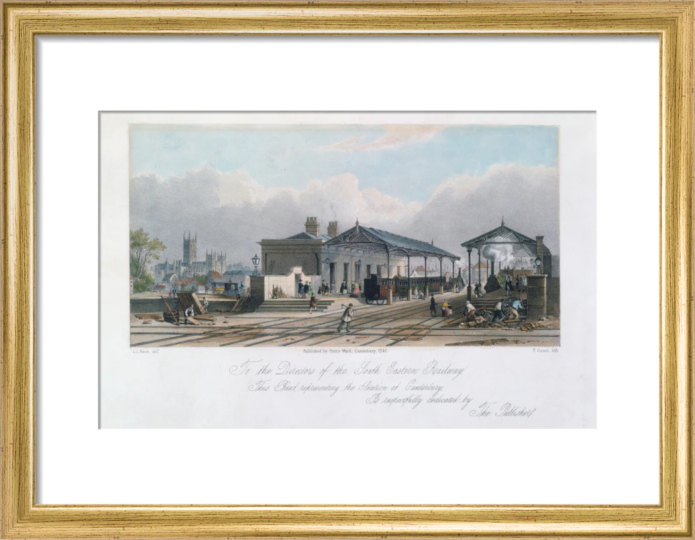 Canterbury Station, Kent, 1846. - Image 10