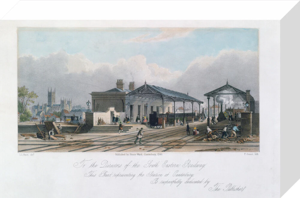 Canterbury Station, Kent, 1846. - Image 64
